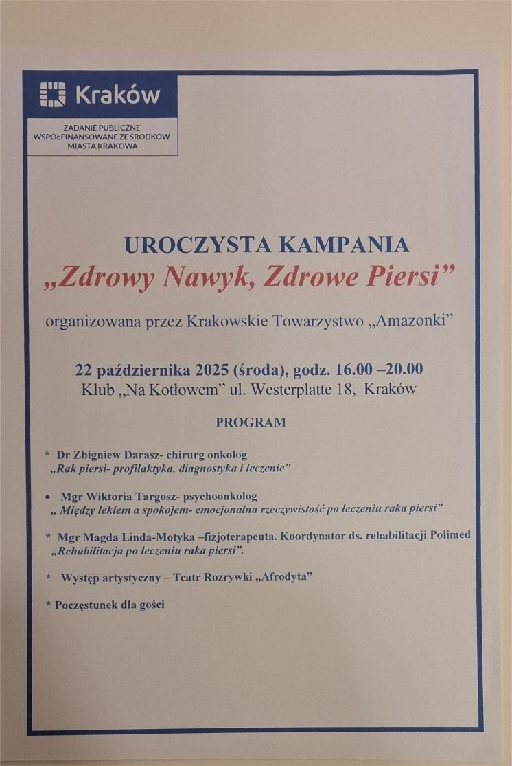 Zdrowy nawyk zdrowe piersi.